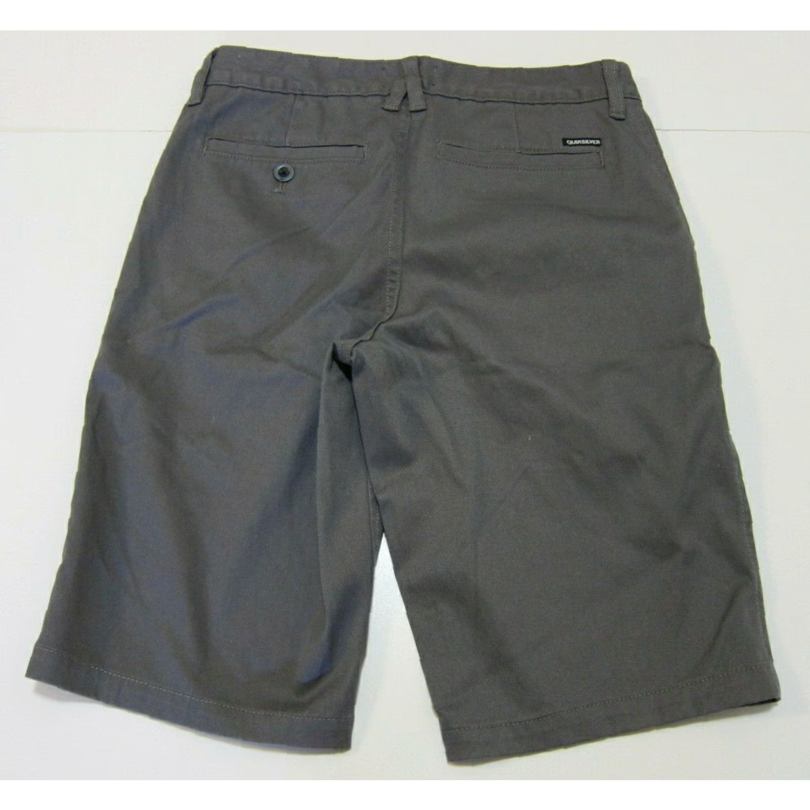 Quiksilver Quiksilver Cotton Stretch Grey Chino Bermuda Skate Casual Shorts Men 29 Small Size US 29 - 2 Thumbnail