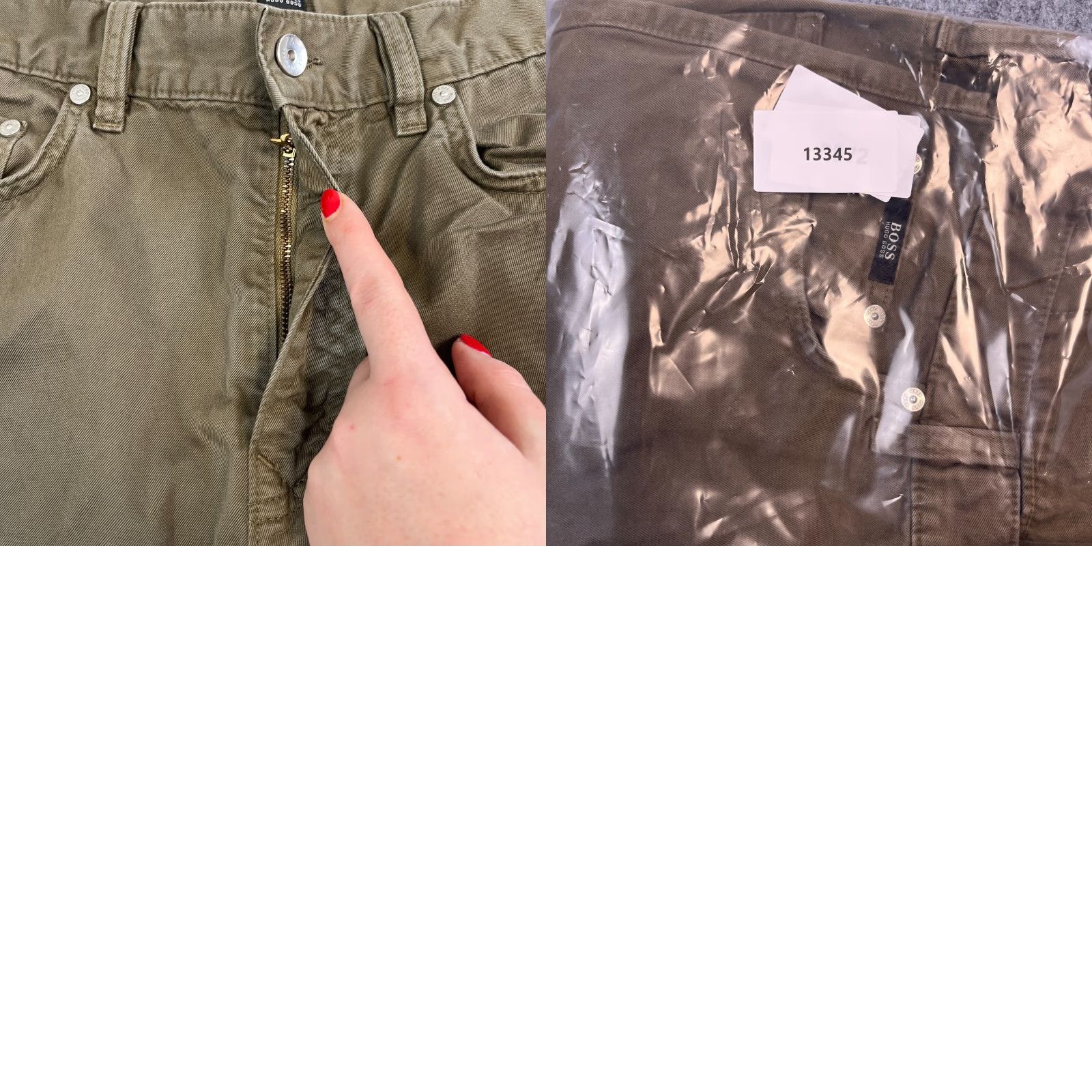 Hugo Boss HUGO BOSS Jeans Regular Straight 32 30 Khaki Brown Vintage 100% Cotton Denim Mens Size US 32 / EU 48 - 9 Thumbnail