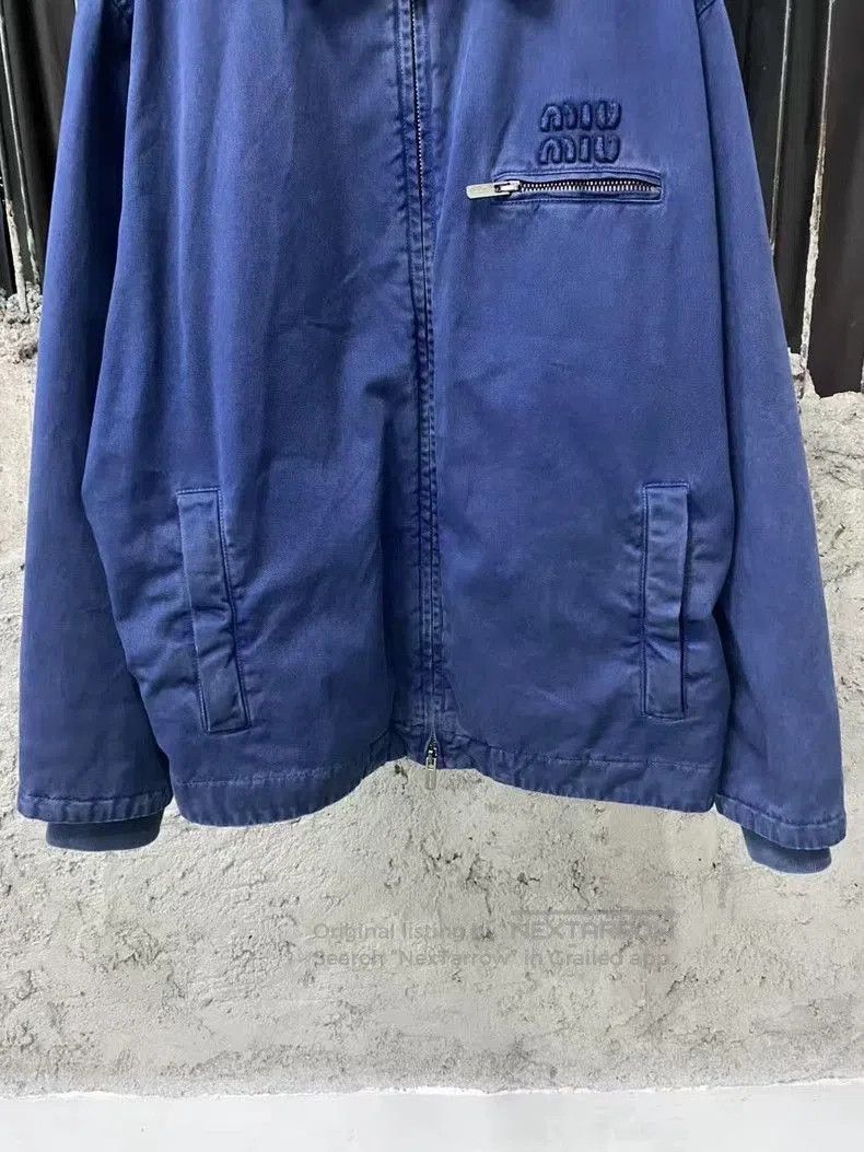 Prada Miu Miu Corduroy Collar Work Jacket. Size US L / EU 52-54 / 3 - 4 Thumbnail