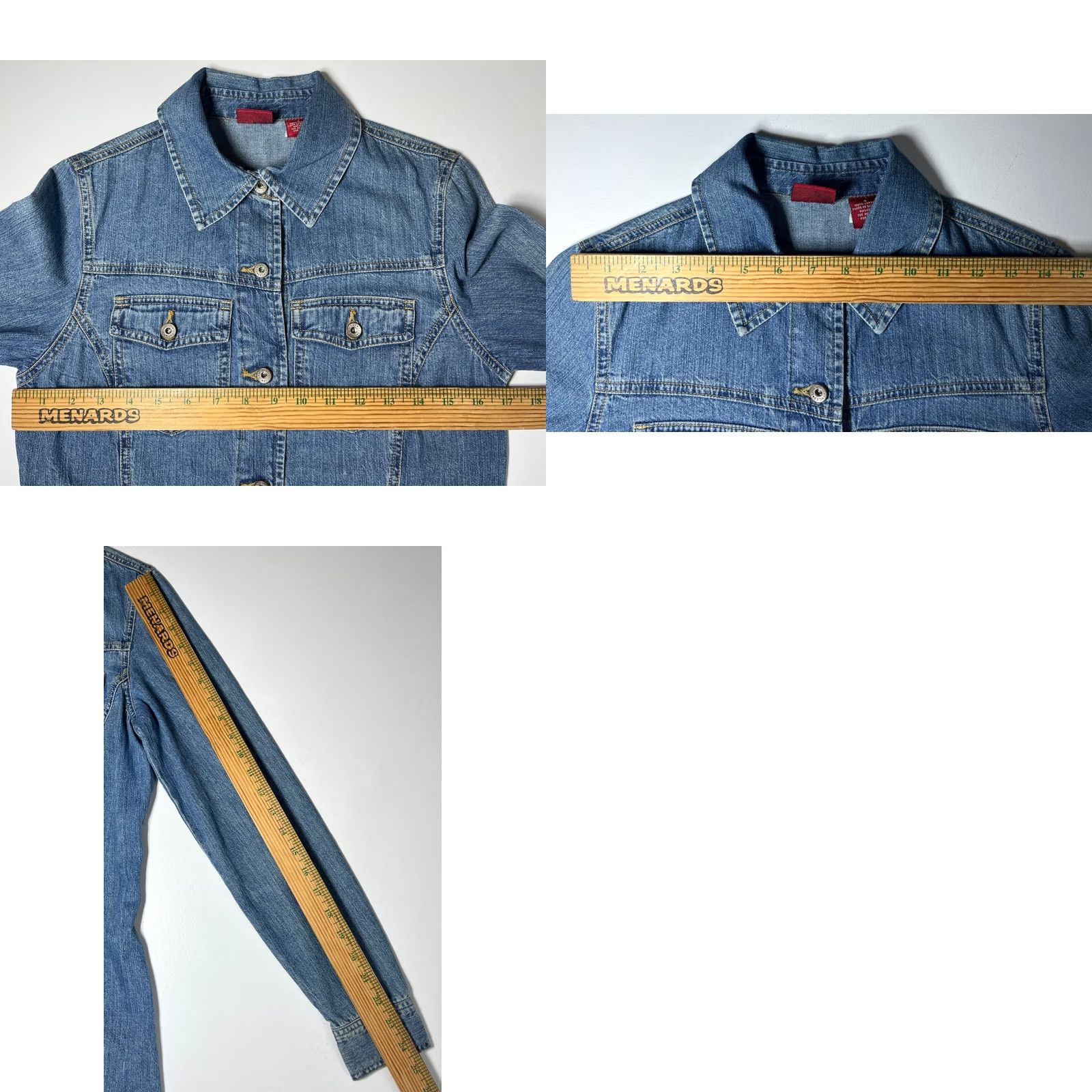 Gap VINTAGE GAP Women’s Denim Dress Blue 4 Jeans Pockets 90s City Classic Jacket Dress Womens Size 27" / US 4 / IT 40 - 9 Thumbnail