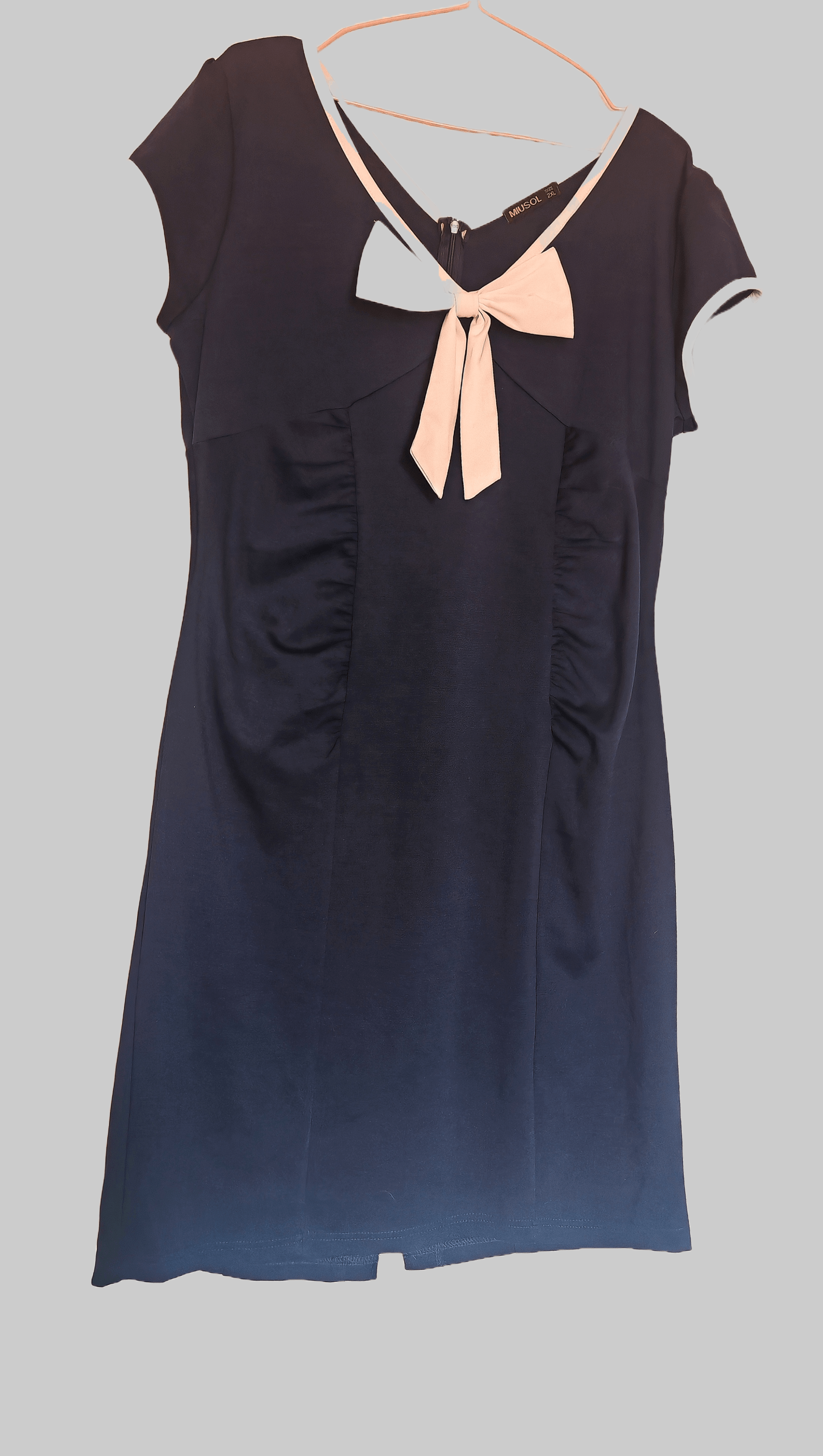 Other Miusol Plus Size Retro Sailor Collar Bowknot Dress 2XL Size XXL / US 16-18 / IT 52-54 - 2 Thumbnail