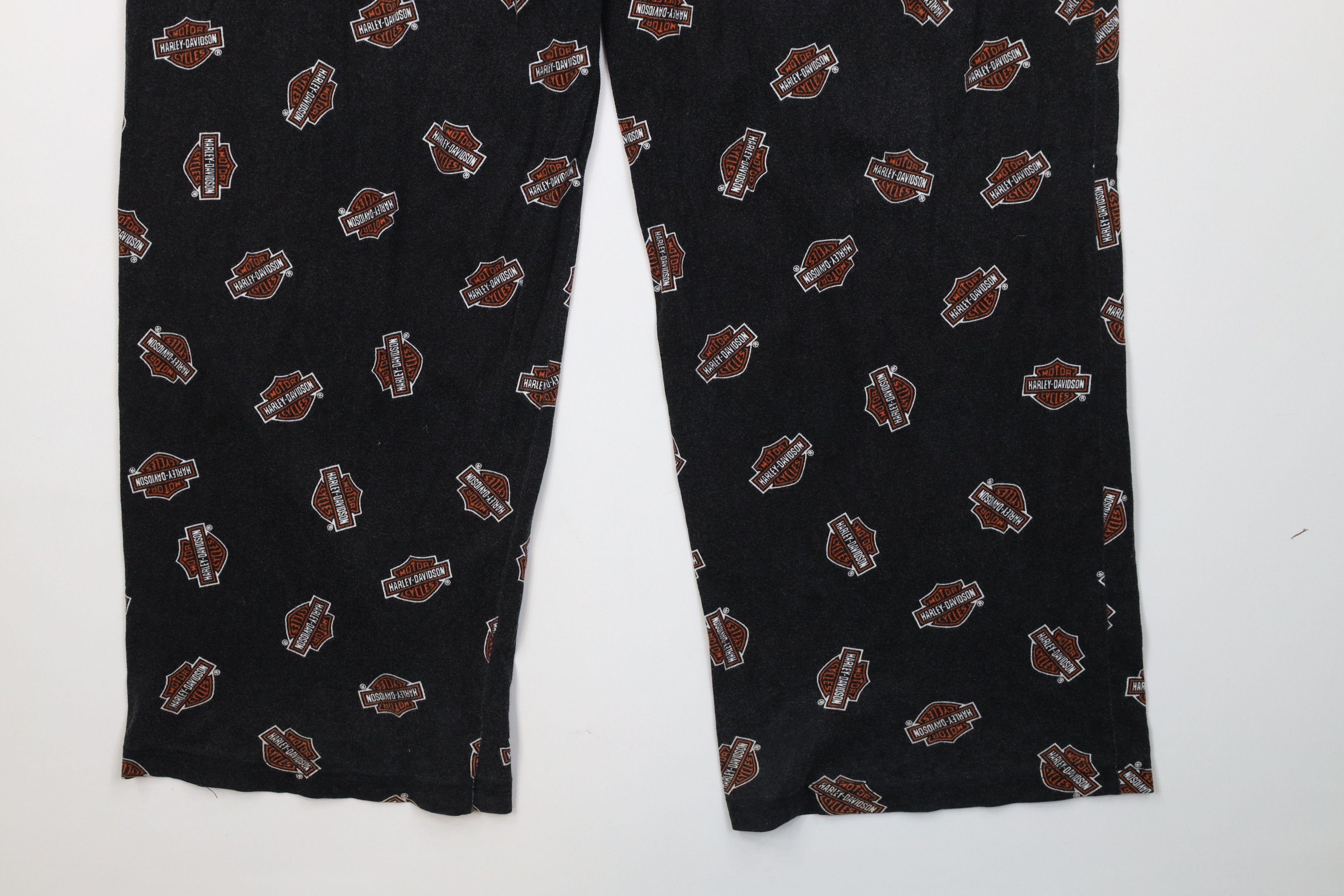 Harley Davidson Vintage 90s Harley Davidson All Over Print Wide Leg Pants Size US 38 / EU 54 - 14 Thumbnail