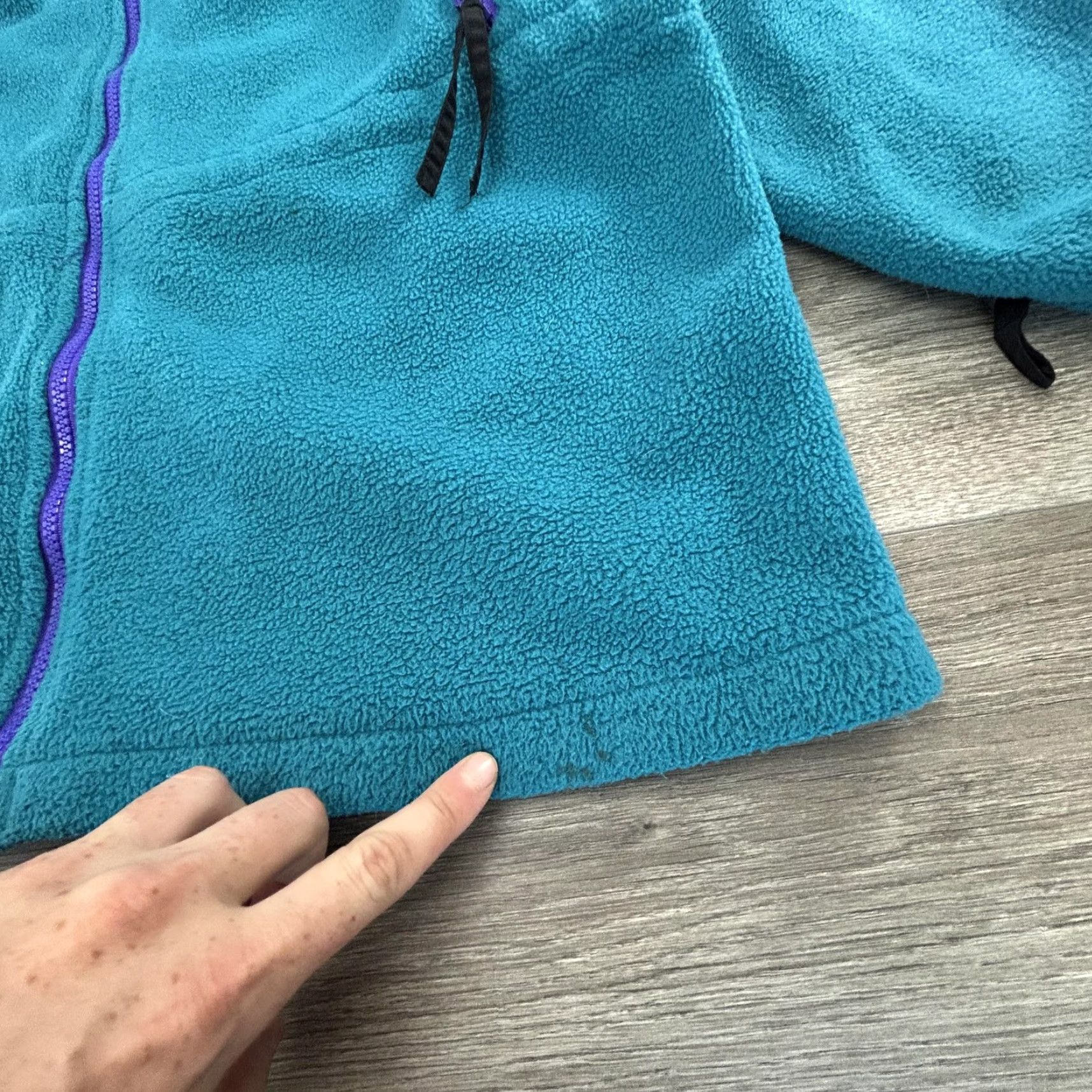 Vintage VINTAGE Columbia Jacket Womens XL Blue Purple Full Zip Fleece Outdoors Retro 90s Size XL / US 12-14 / IT 48-50 - 4 Thumbnail