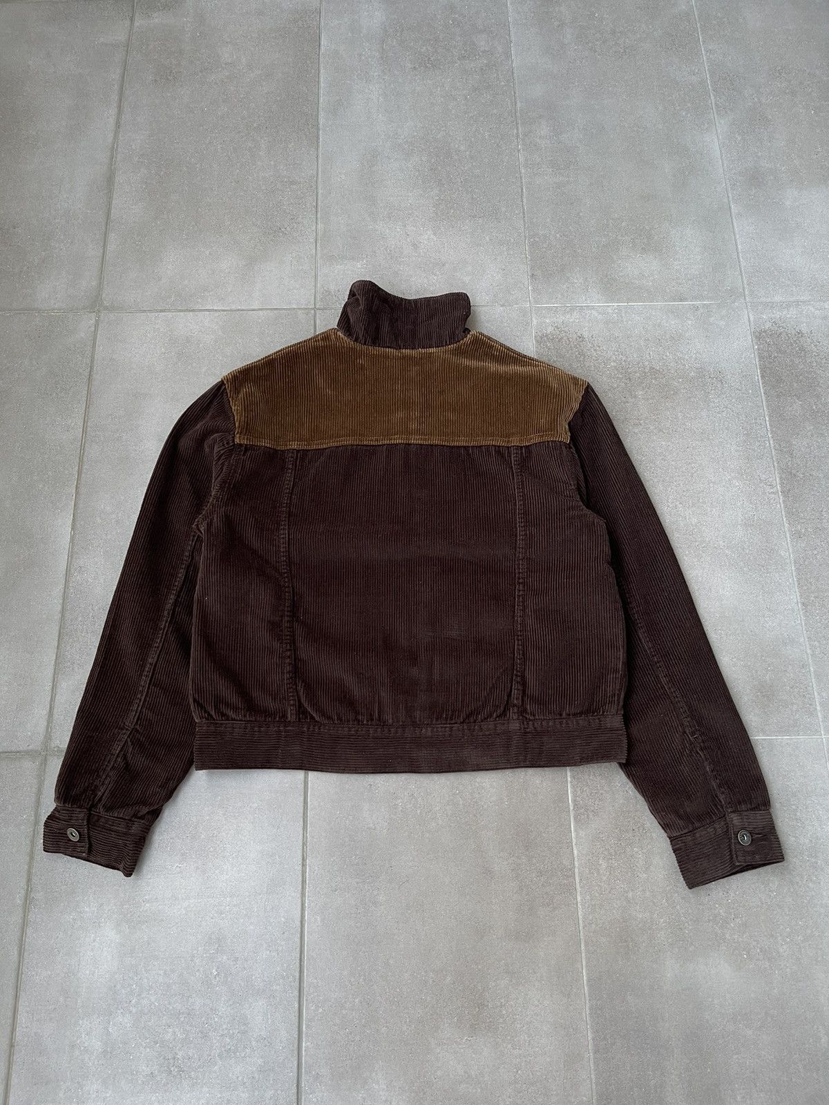 Ahluwalia !DS! AW23 Ahluwalia Iniquity Two Tone Corduroy Brown Jacket Size US L / EU 52-54 / 3 - 15 Thumbnail