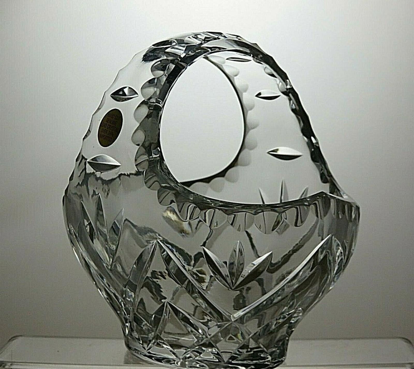 Other Zwiesel Cristallerie Crystal Cut Handed Fruit Basket 6 3/4" Size ONE SIZE - 4 Thumbnail