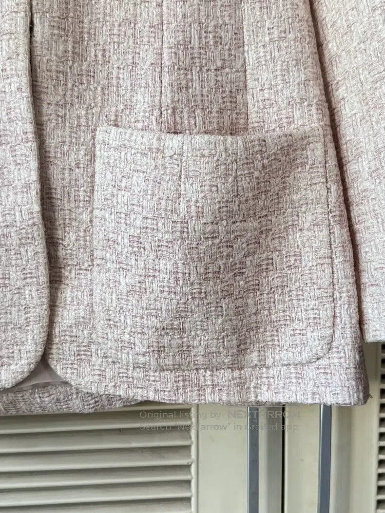 Chanel Chanel Pink knitted suit jacket Size XS / US 0-2 / IT 36-38 - 5 Thumbnail