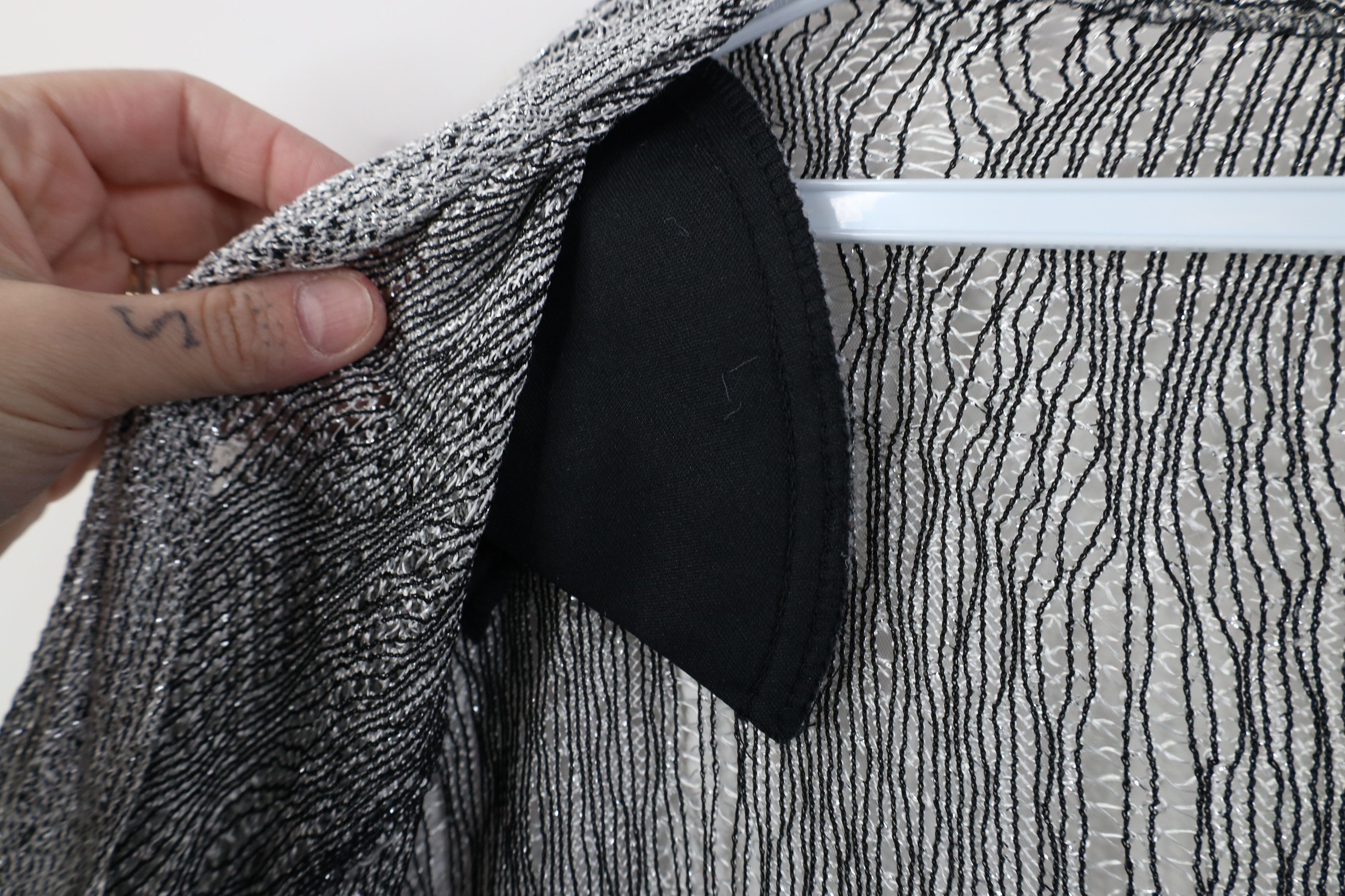Vintage Vintage 90s Streetwear Open Front Piano Shawl Sweater Size L / US 10 / IT 46 - 9 Thumbnail