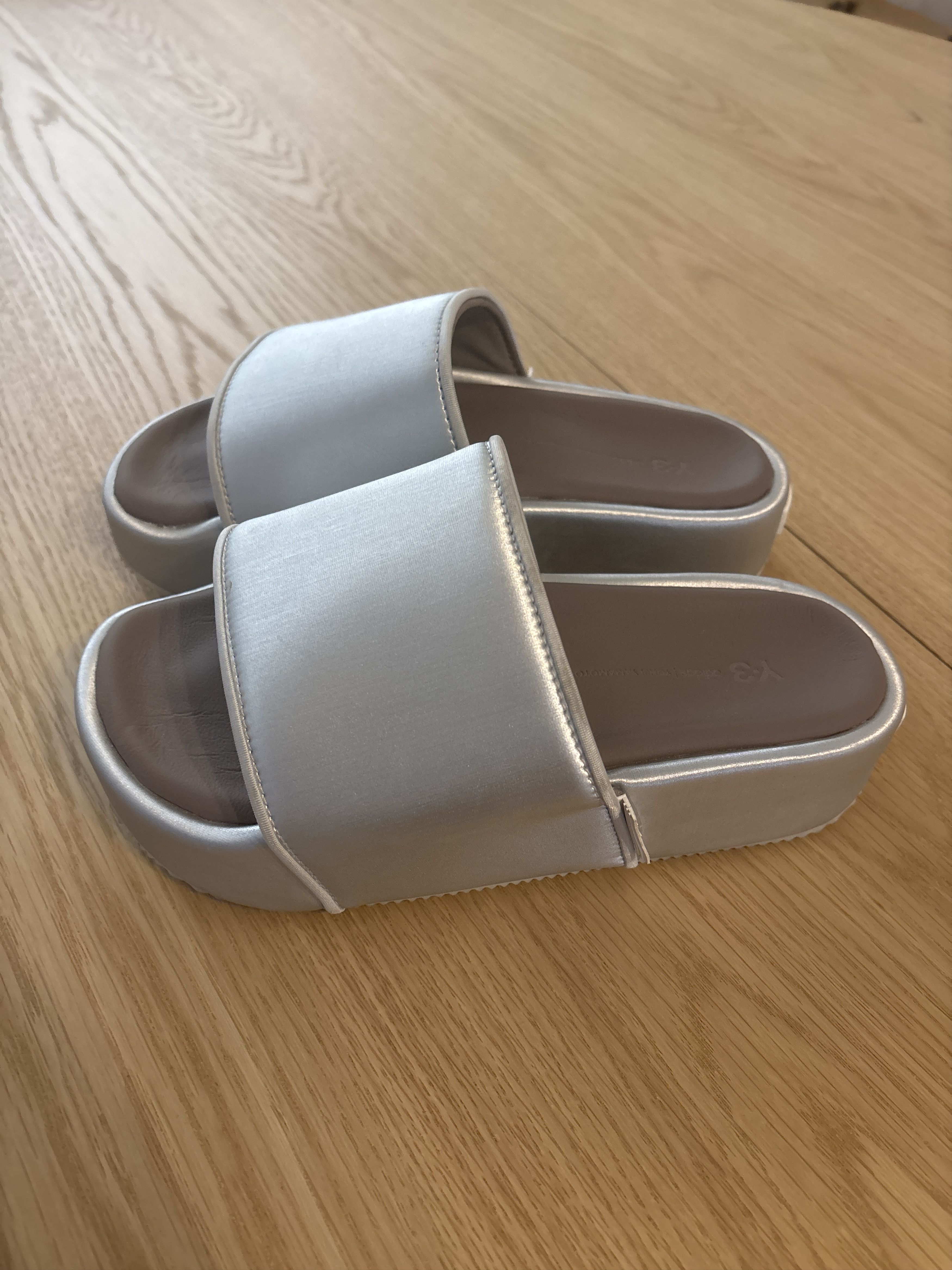 Yohji Yamamoto Slip ons Y3 Adidas Silver Size US 7 / IT 37 - 1 Thumbnail