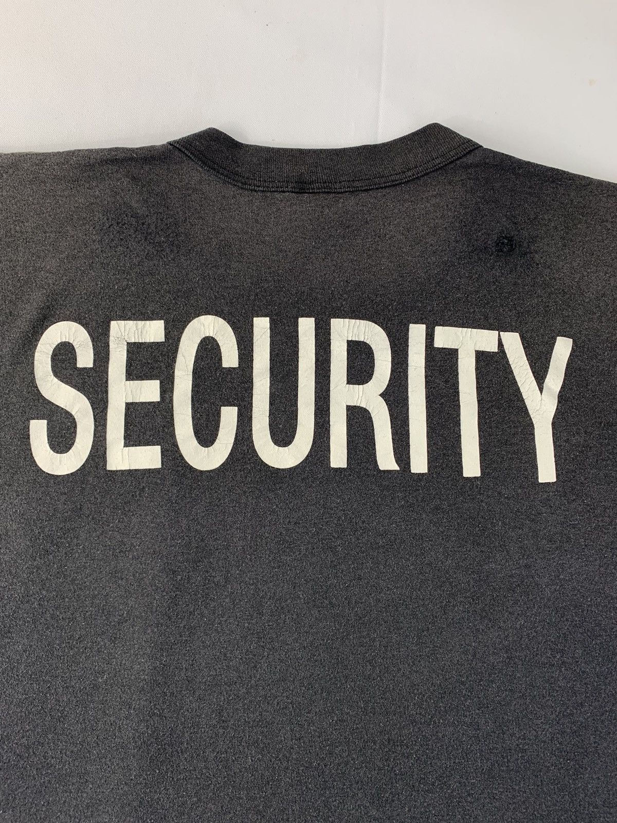 Uniform Wares 90s Security Event Bouncer Guard Staff Screen Crewneck Tee Size US XL / EU 56 / 4 - 7 Thumbnail