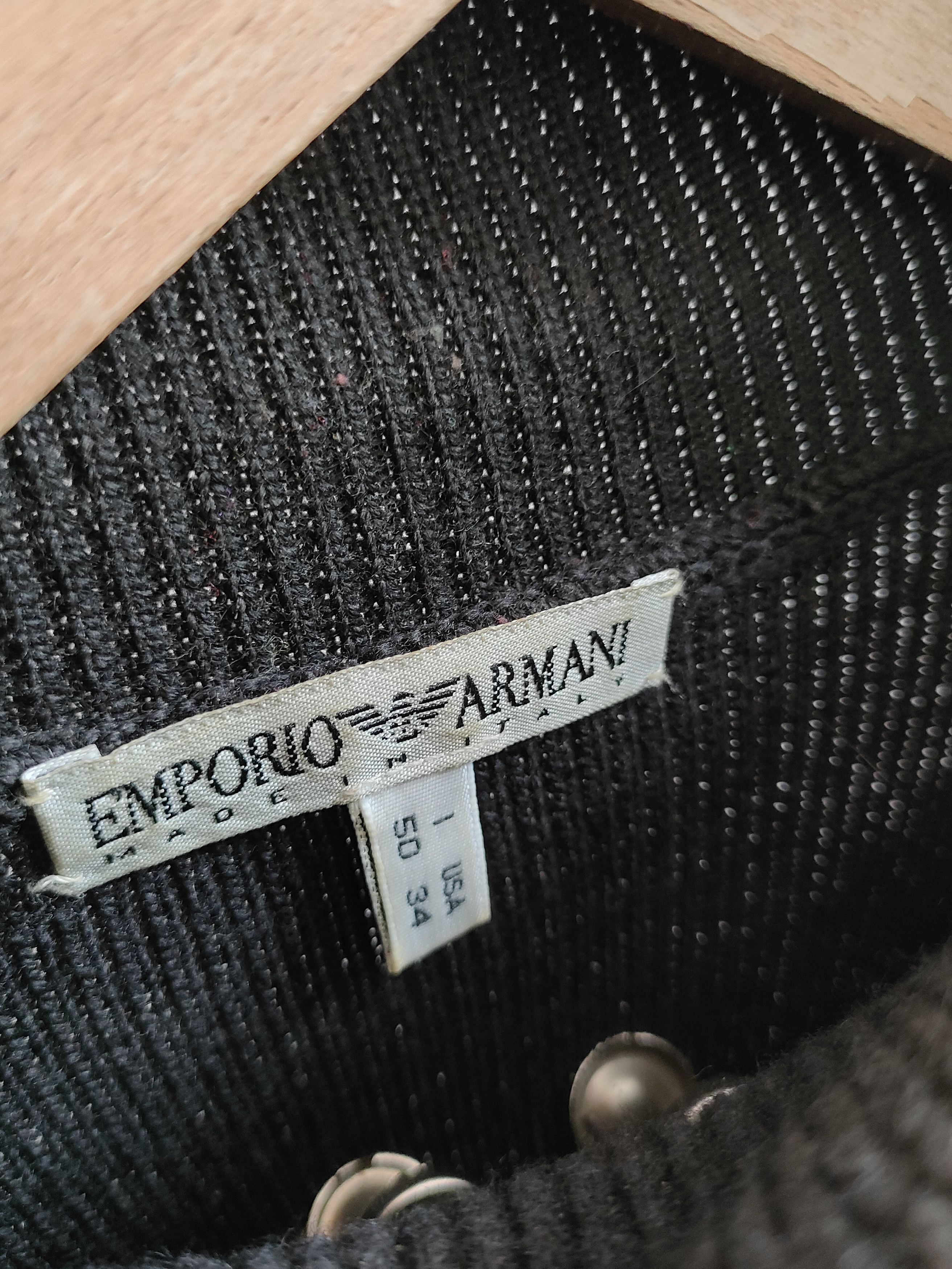 Emporio Armani 90s Vintage Emporio Armani Turtleneck Sweater Size US L / EU 52-54 / 3 - 5 Thumbnail
