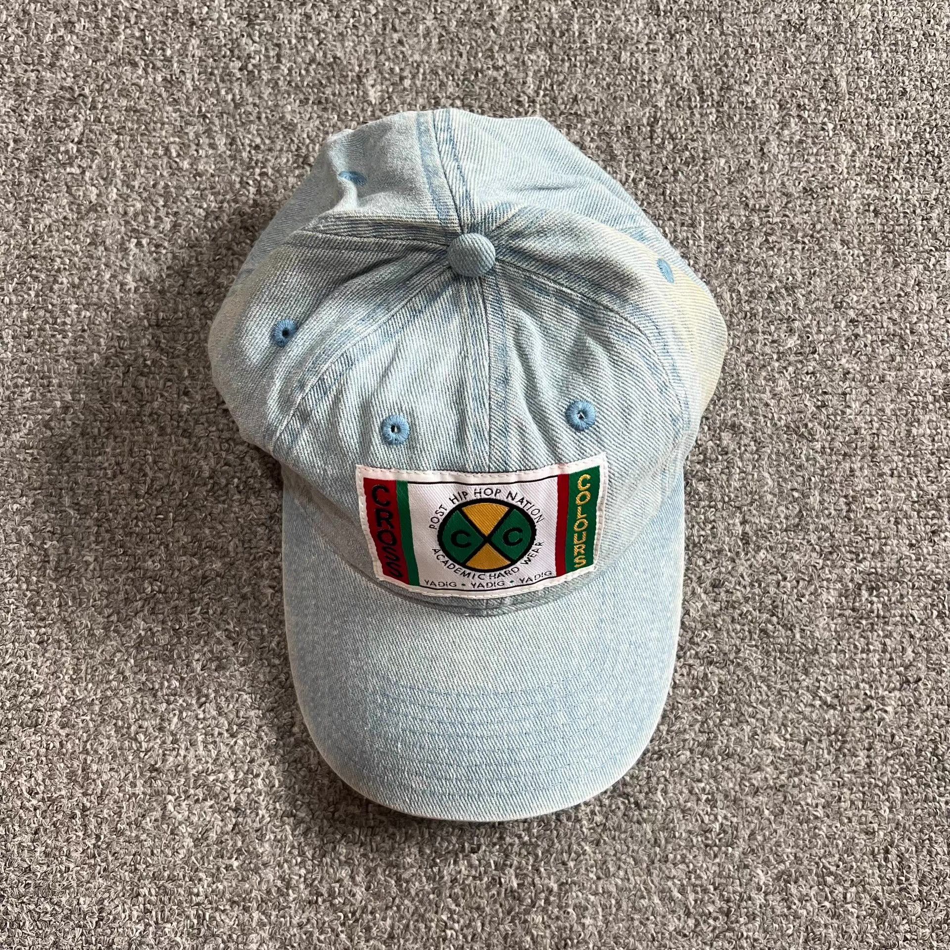 Cross Colours Cross ColoursWashedEmbroidered Curved Brim Baseball Cap Q7 Size ONE SIZE - 7 Thumbnail
