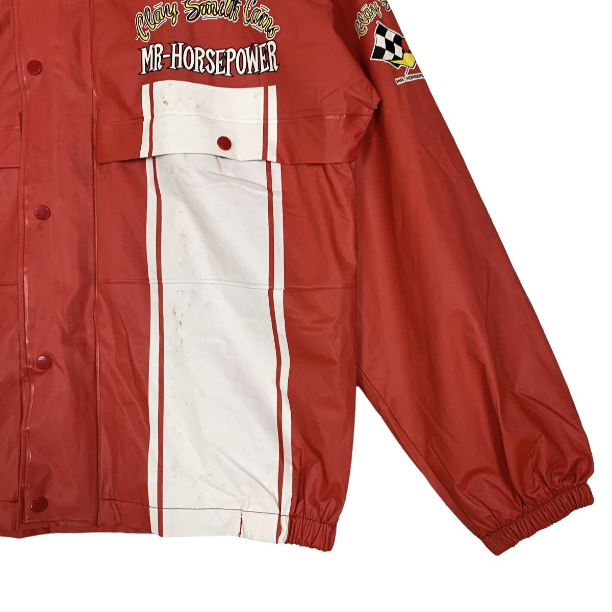 Sports Specialties Vintage 90s Clay Smith Cams Mr Horsepower Windbreaker Jacket Size US S / EU 44-46 / 1 - 8 Thumbnail