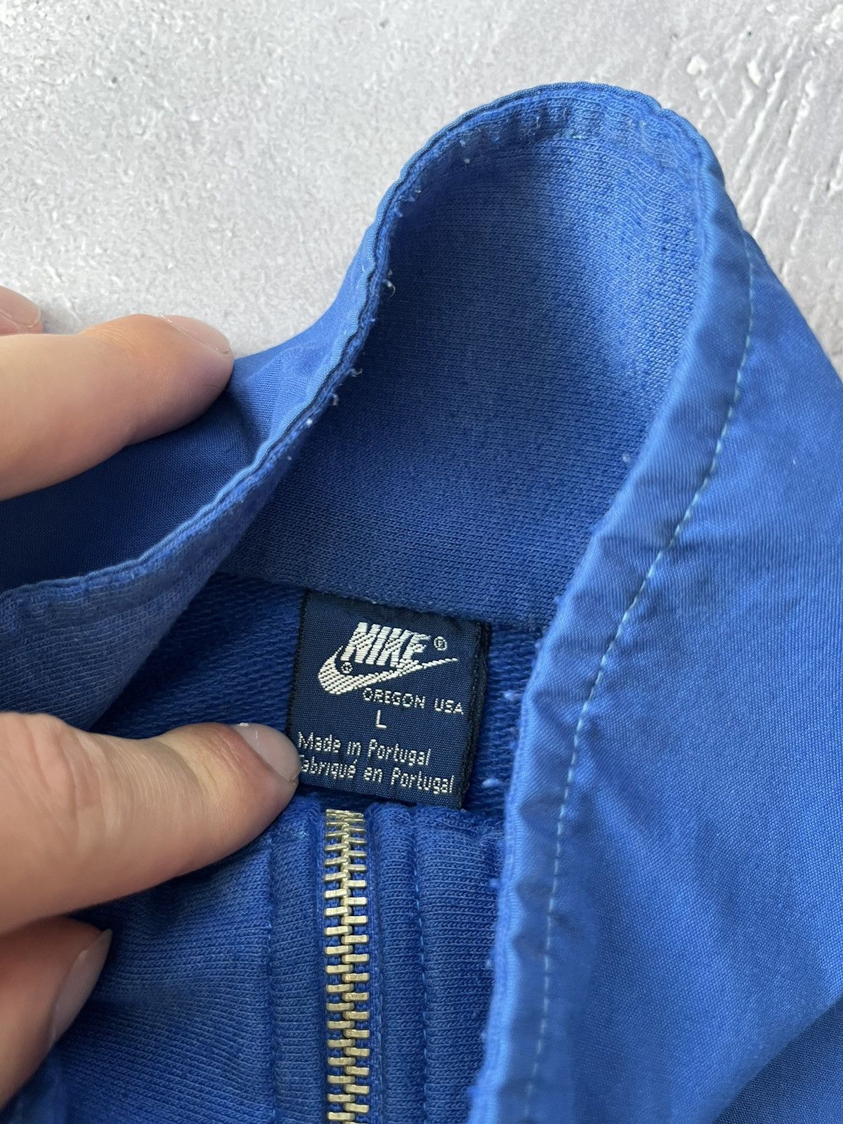 Nike Vintage Nike Oregon Y2K Big Logo Quarter Zip Pullover Size US L / EU 52-54 / 3 - 11 Thumbnail
