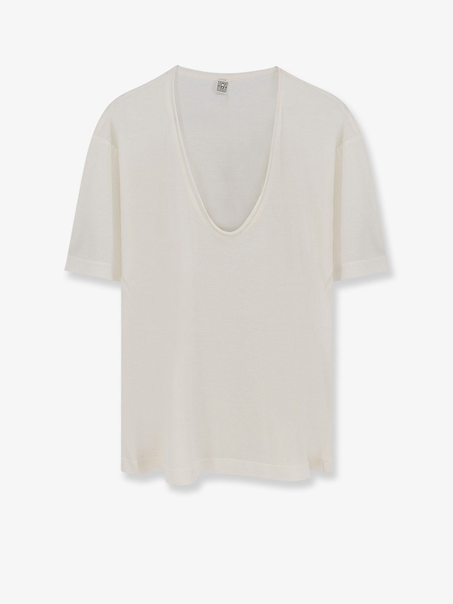 Toteme Silk And Cotton Blend T-Shirt Size M / US 6-8 / IT 42-44 - 1 Thumbnail