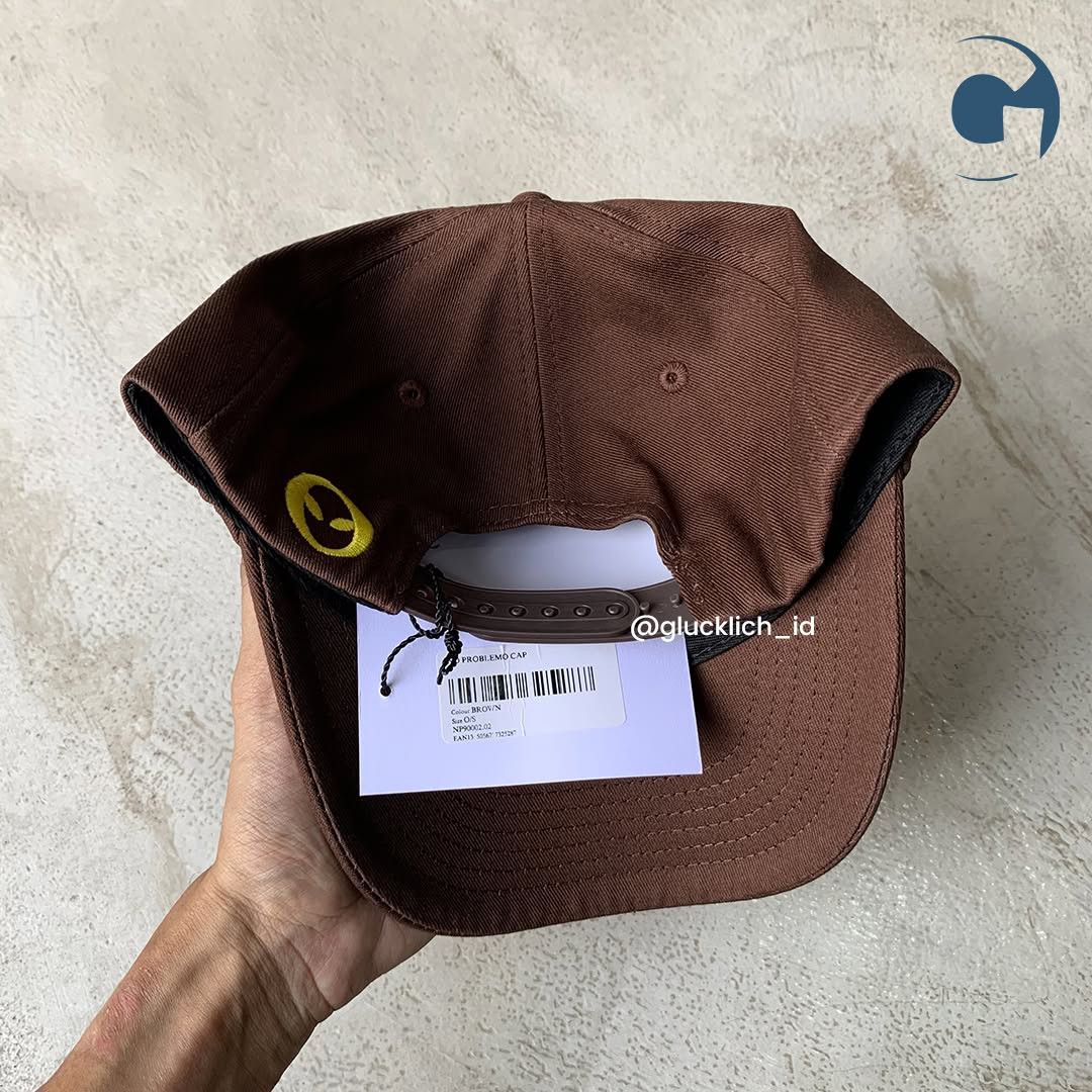 Aries No Problemo, 6 Panel Cap in Brown Size ONE SIZE - 3 Thumbnail
