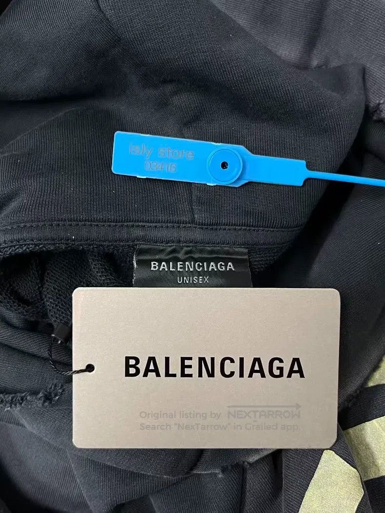 Balenciaga Balenciaga Logo Letter Printed Casual Loose Fit Sweatshirt Size US S / EU 44-46 / 1 - 4 Thumbnail