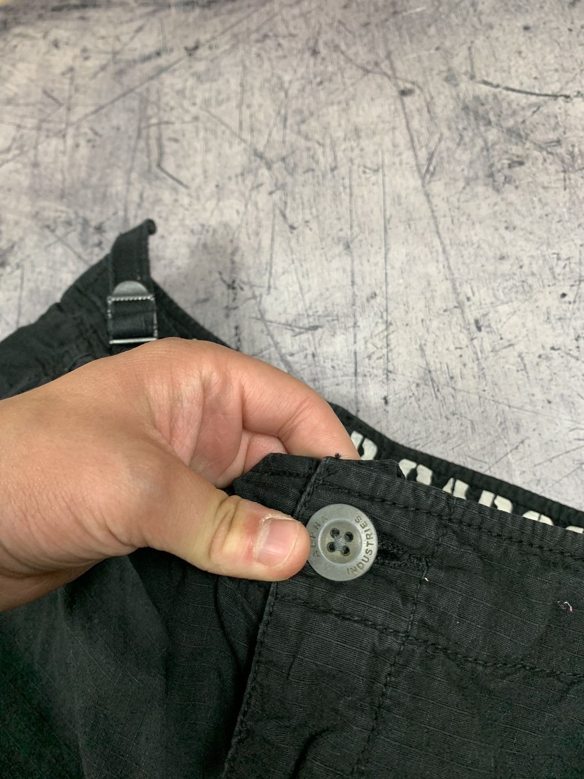 Alpha Industries × Vintage Vintage Alpha Industries Tactical Bondage Cargo Pants Y2K Size US 33 - 4 Thumbnail