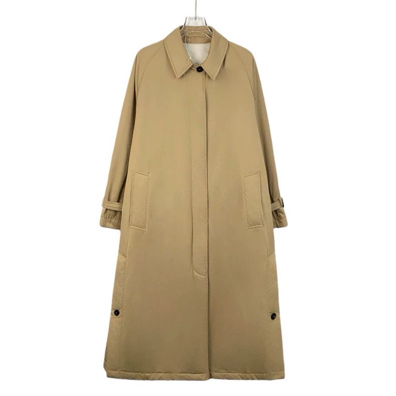Max Mara Max Mara Brown cotton lapel long-sleeve belted trench coat Size XS / US 0-2 / IT 36-38 - 1 Thumbnail
