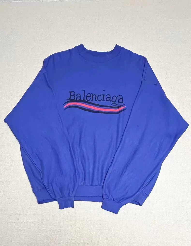 Balenciaga Balenciaga 23ss Doodle Cola Penetrates Logo to Make Old Col Size US M / EU 48-50 / 2 - 1 Thumbnail