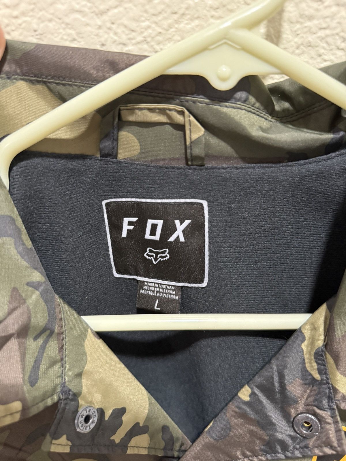 Fox Racing Camo Fox Windbreaker Size US L / EU 52-54 / 3 - 3 Thumbnail