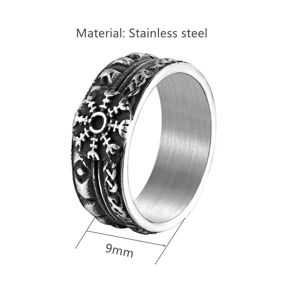 Other Vintage Norse Runes Compass Rings Size ONE SIZE - 2 Thumbnail