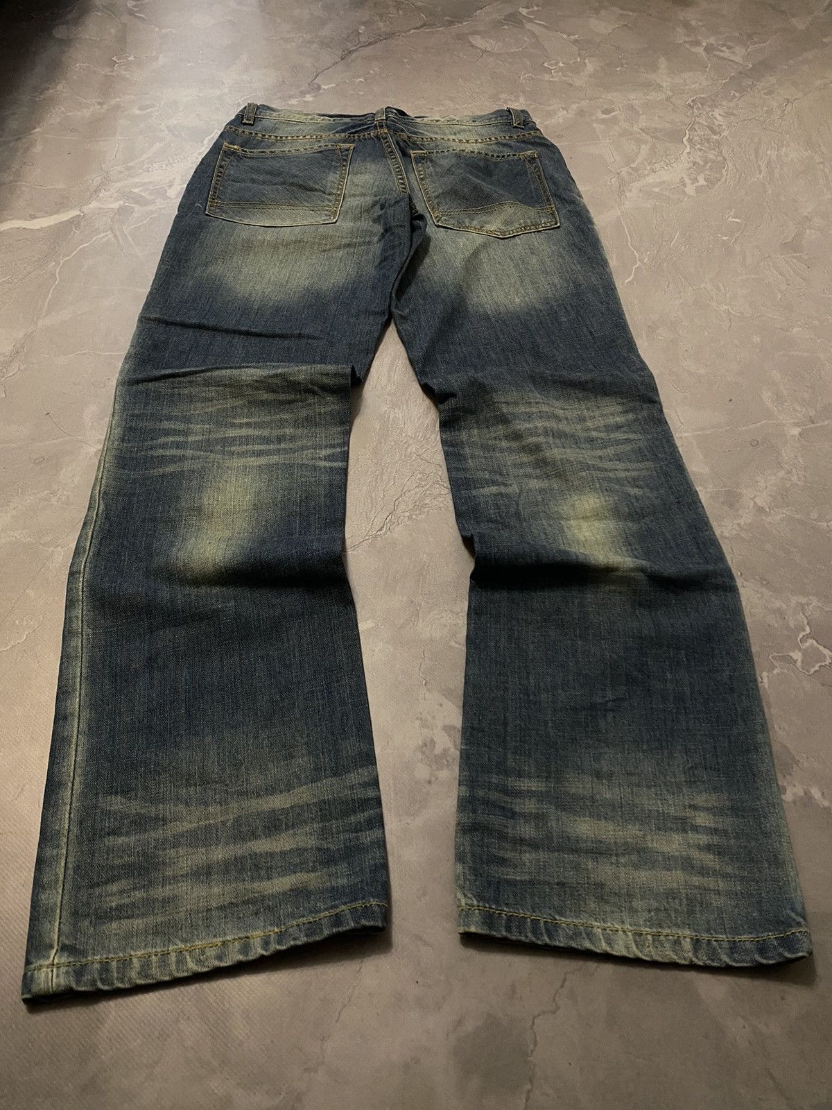 Japanese Brand RARE Balenciaga Style Archive Straight Jean- Y2K Grunge Vibe Size US 29 - 4 Thumbnail