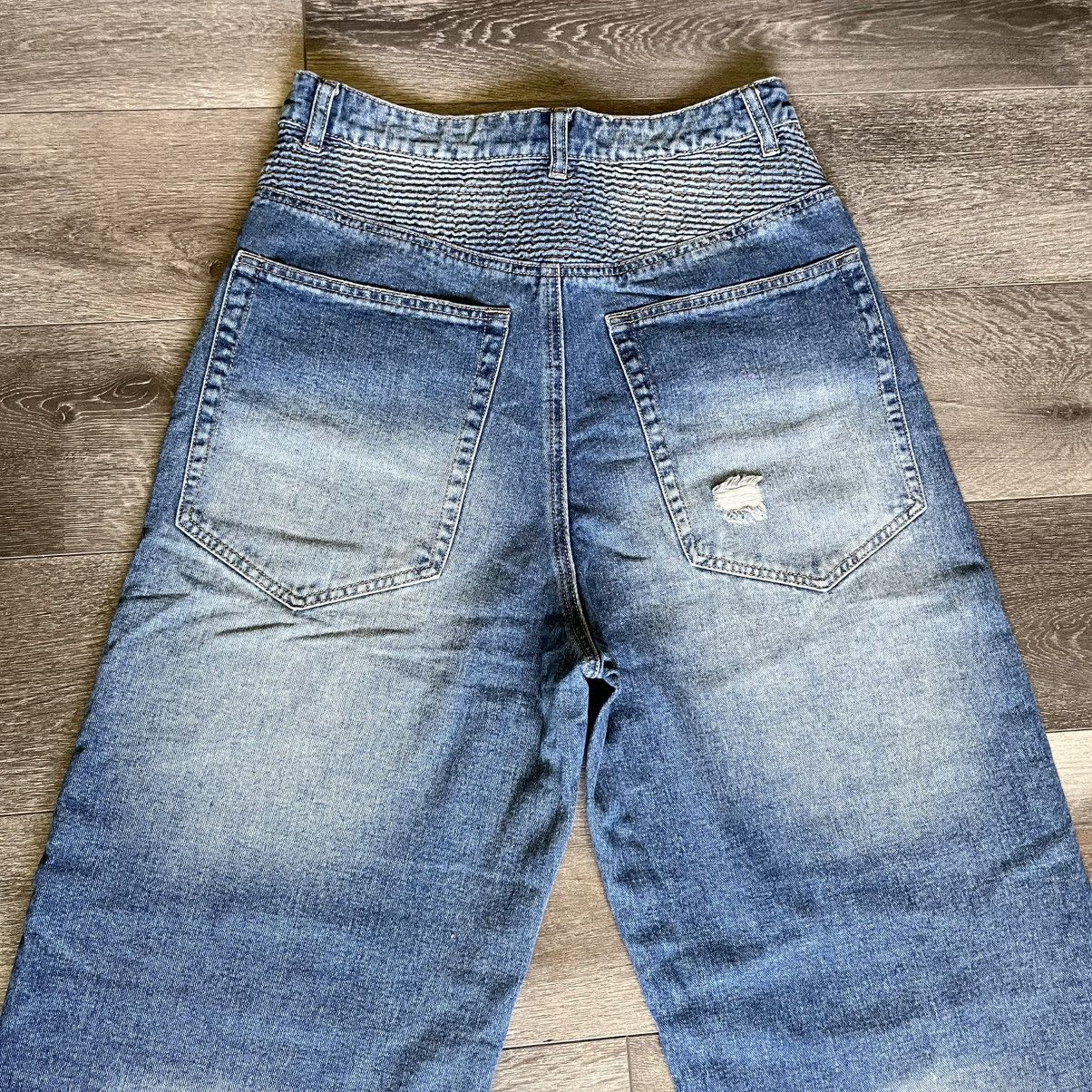 Haunted Starbucks New Haunted Starbucks Baggy Balmain Denim Jeans Size 30 Size US 30 / EU 46 - 4 Thumbnail