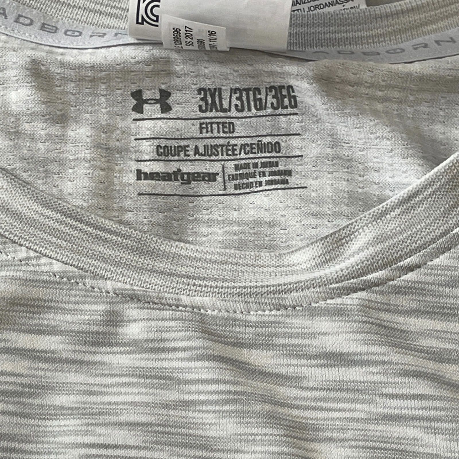 Under Armour Under Armour HeatGear Fitted T-Shirt Mens 3XL NEW WITH TAGS Size US XXL / EU 58 / 5 - 6 Thumbnail