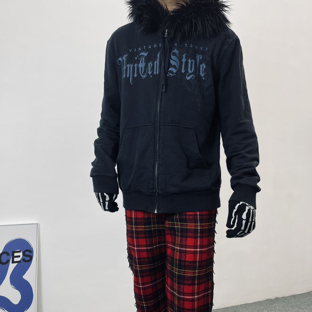 Japanese Brand Design United Fur Hoodie - Ifsixwasnine / LGB STYLE Size US L / EU 52-54 / 3 - 1 Thumbnail