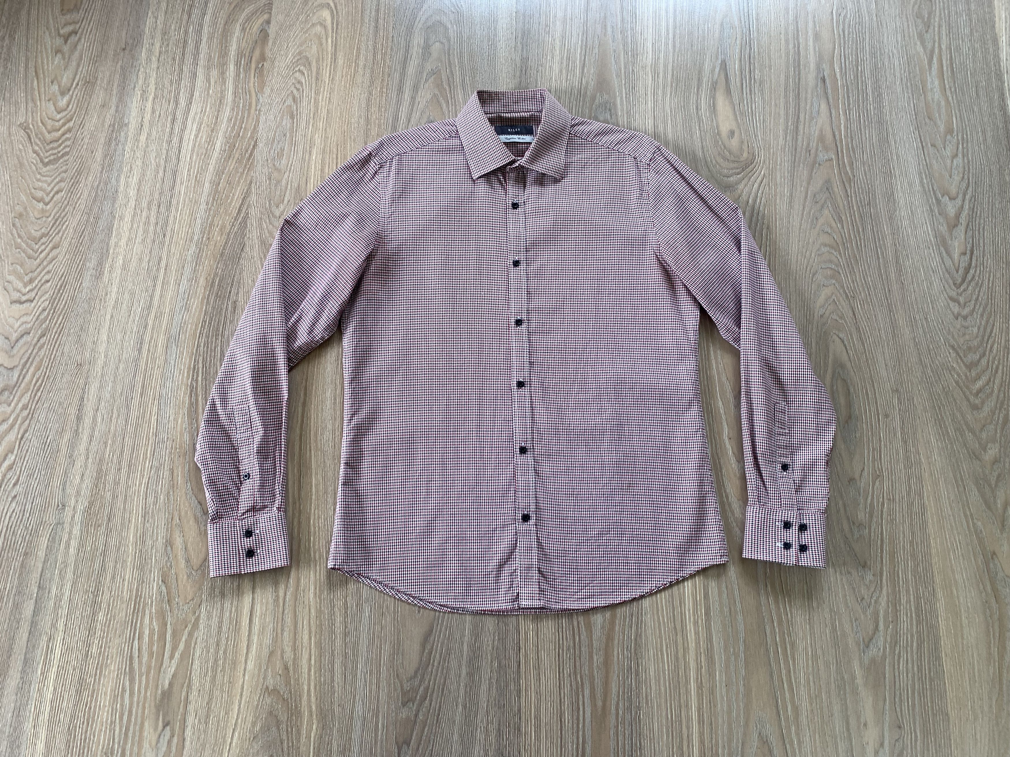 Briggs & Riley Riley Men's Button Check Plaid Long Sleeve Shirt Size US M / EU 48-50 / 2 - 1 Thumbnail