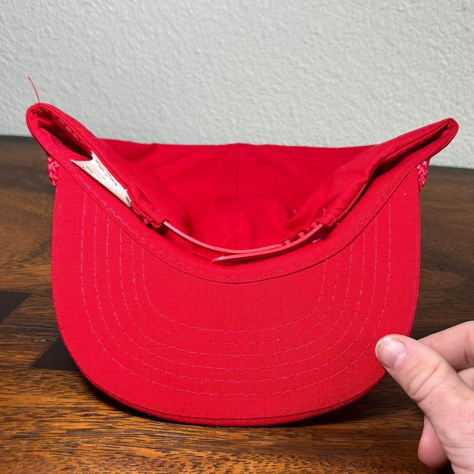 Vintage Lone star beer red hat Size ONE SIZE - 2 Thumbnail