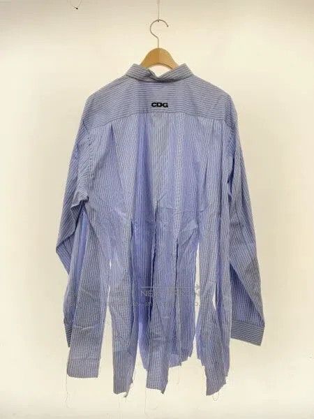 Comme des Garcons Comme Des Garcons Blue plaid shredded shirt Size S / US 4 / IT 40 - 2 Thumbnail