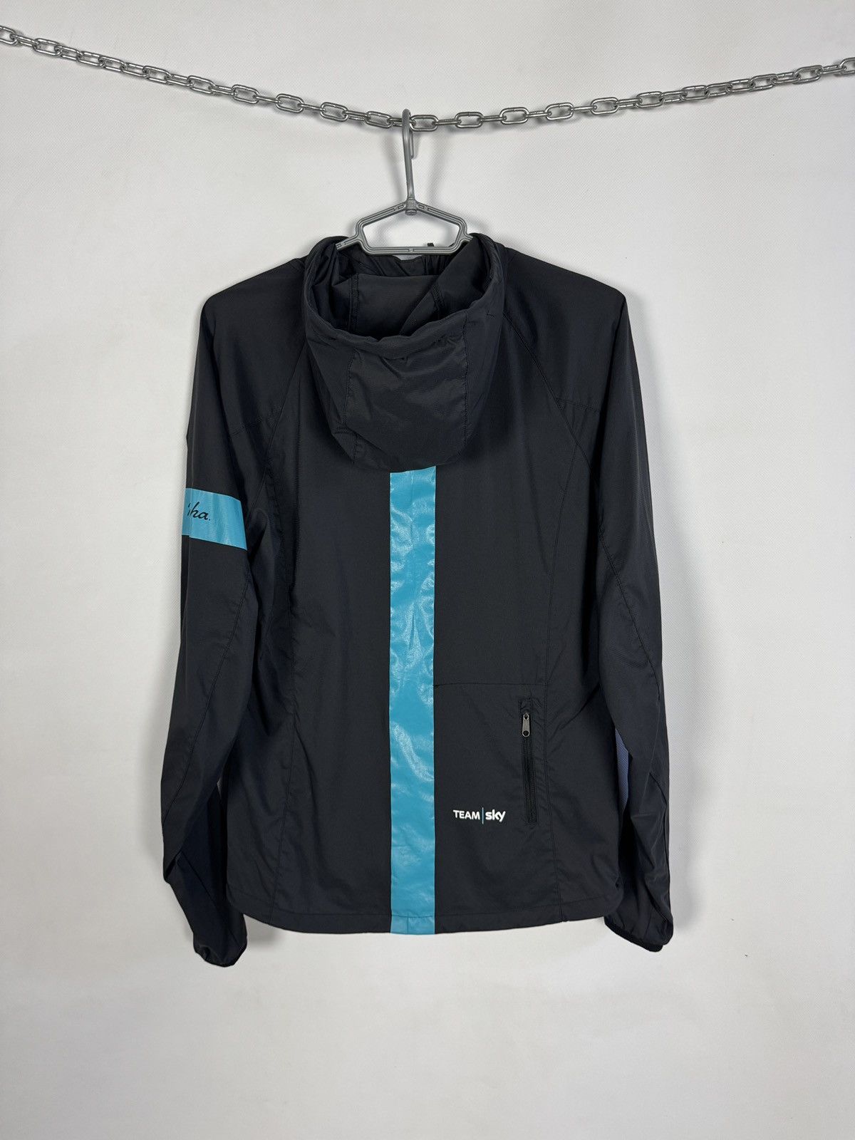 Rapha Rapha Team Sky Spray Cycling Jacket Lightweight Windbreaker Size US M / EU 48-50 / 2 - 13 Thumbnail