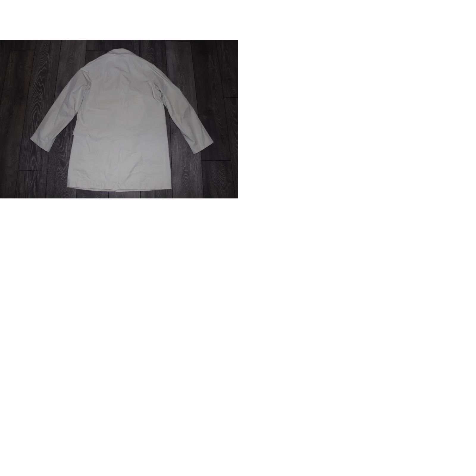 Corneliani CORNELIANI Men’s Ivory Polyester Long Jacket Coat Authentic Size 50 Coat Mens Size US M / EU 48-50 / 2 - 9 Thumbnail