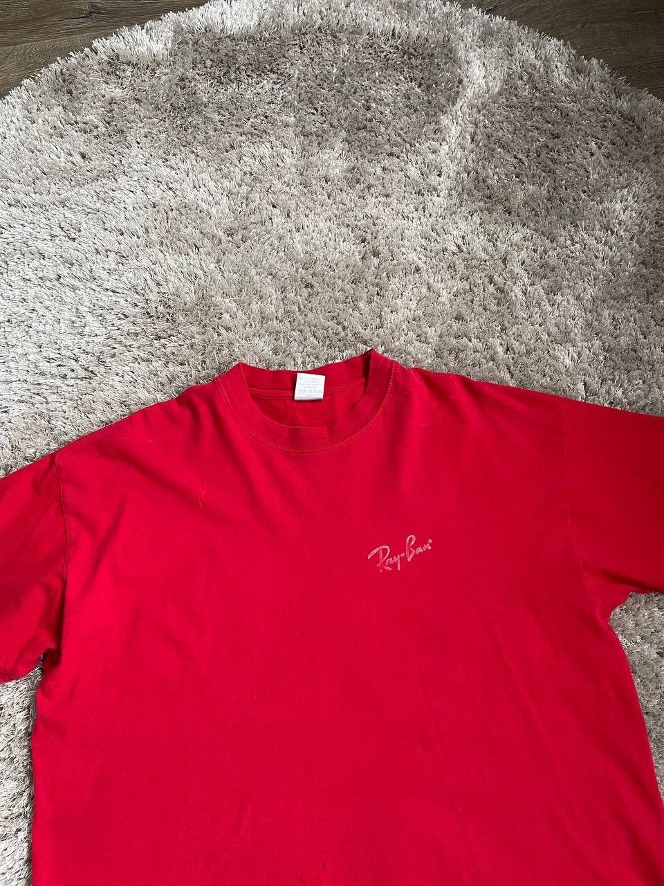 RayBan × Vintage Vintage 90s RAYBAN Retro big logo 90s tee Size US XL / EU 56 / 4 - 3 Thumbnail