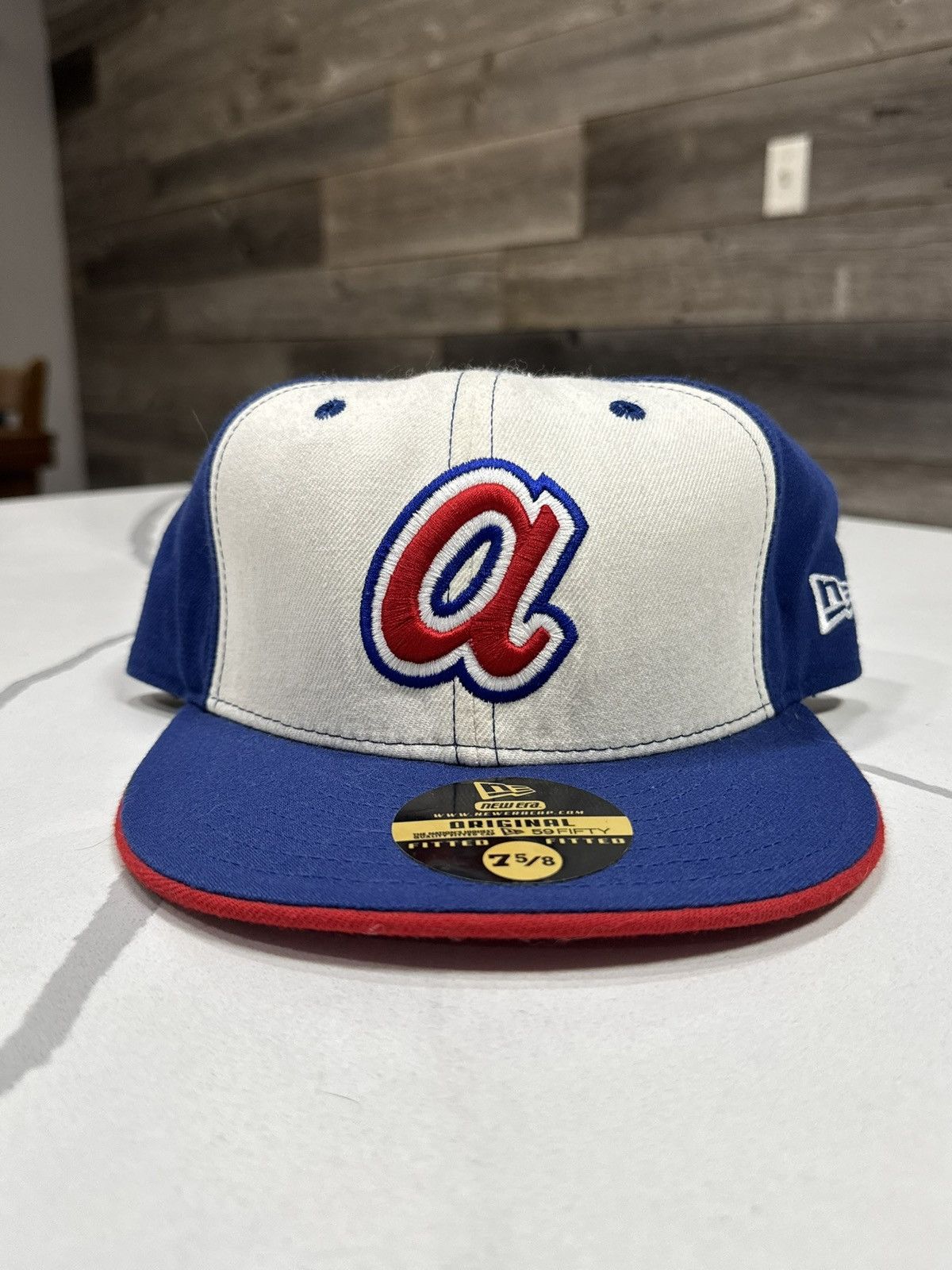 New Era Vintage Atlanta’s Braves New Era Fitted Baseball Cap Size ONE SIZE - 7 Thumbnail