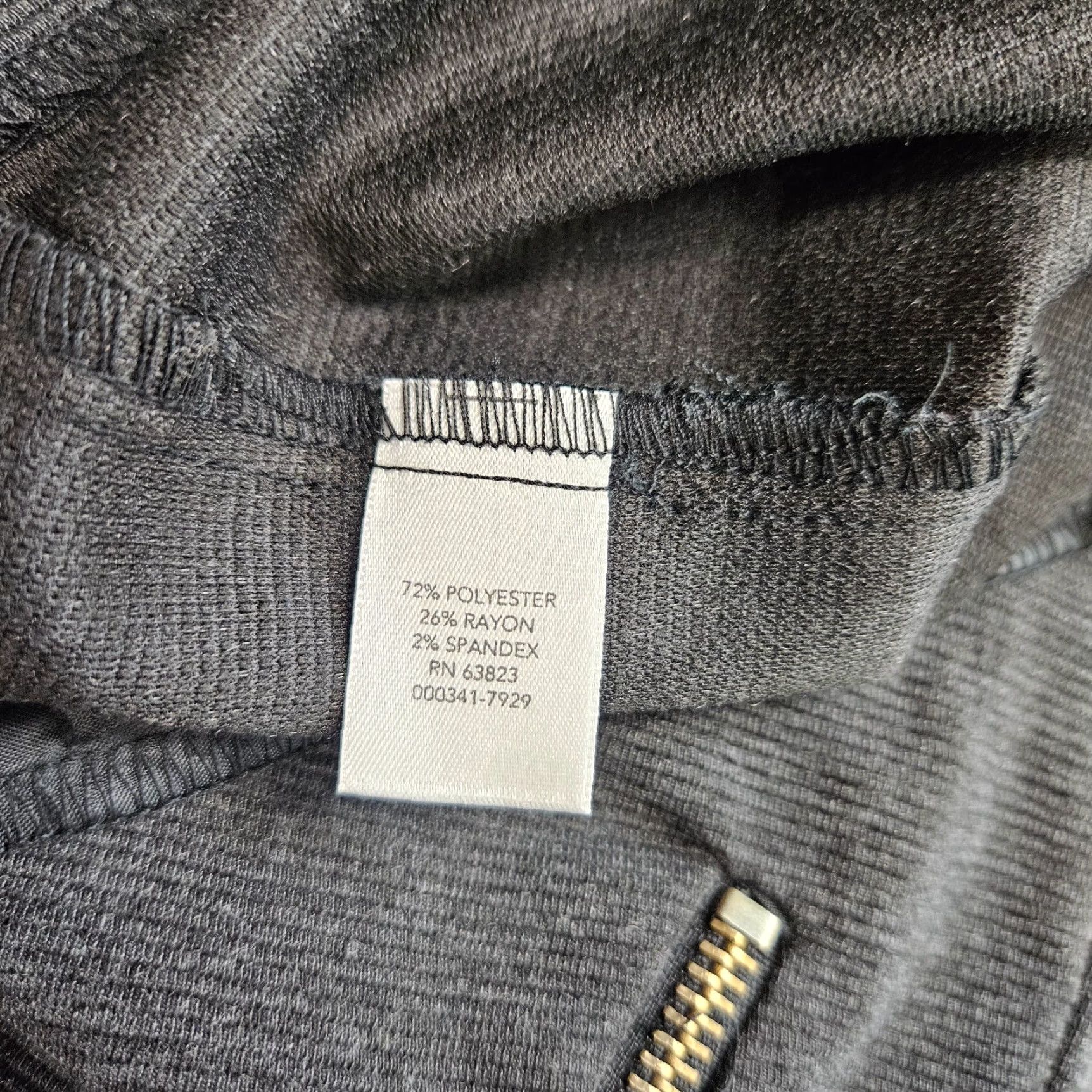 Vintage Christopher Banks Womens Jacket L Solid Gray Long Sleeve Zip Size L / US 10 / IT 46 - 6 Thumbnail