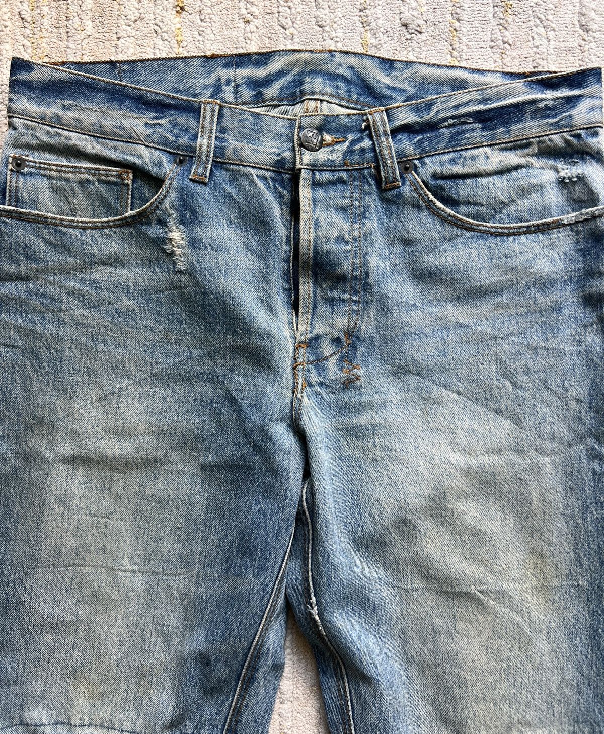 Ksubi × Le Grande Bleu (L.G.B.) Ksubi Geegee Slummin Slim Distressed Jeans Size US 34 / EU 50 - 5 Thumbnail