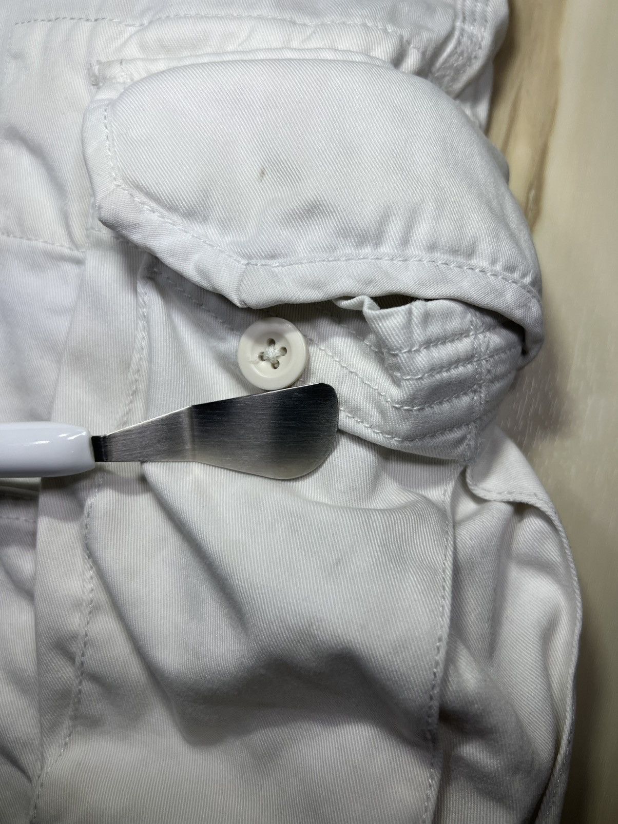 Polo Ralph Lauren Polo Ralph Lauren Shorts sz 42 White Cargo Pockets Utility Size US 42 / EU 58 - 12 Thumbnail