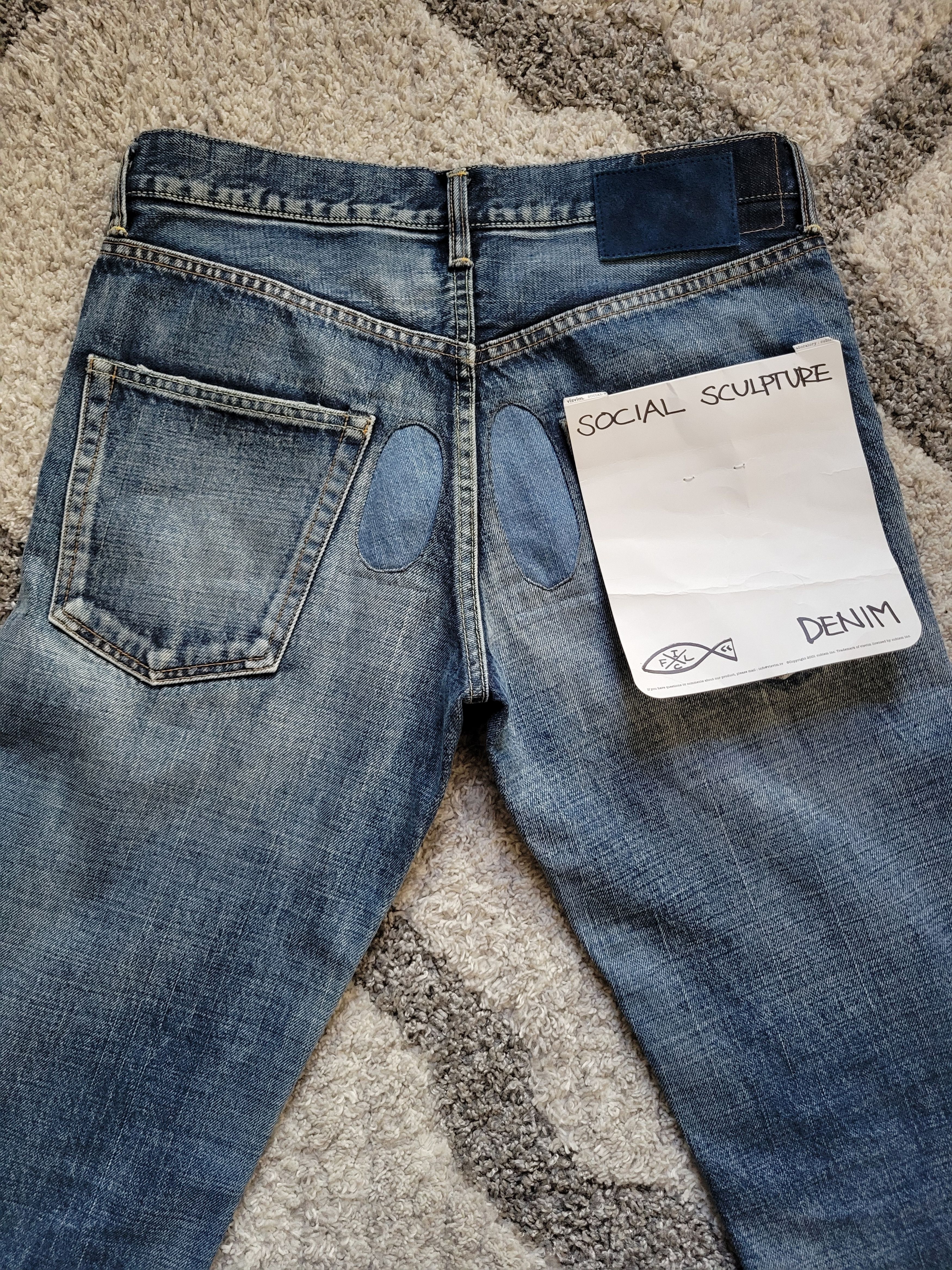 Visvim 03D20 Social Sculpture Denim Brand New Size US 32 / EU 48 - 17 Thumbnail