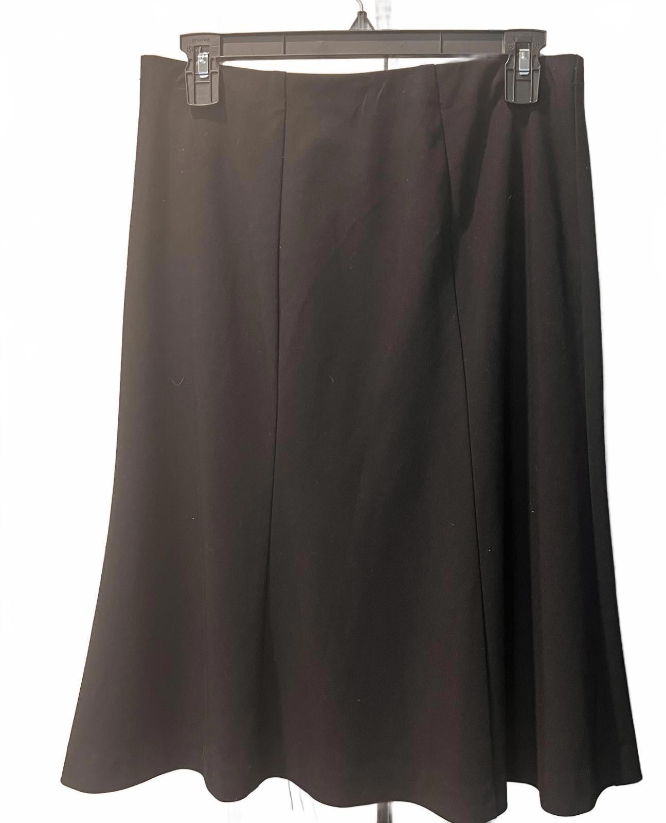 Other Dressbarn Black A-Line Skirt Size 4 Size 27" / US 4 / IT 40 - 2 Thumbnail