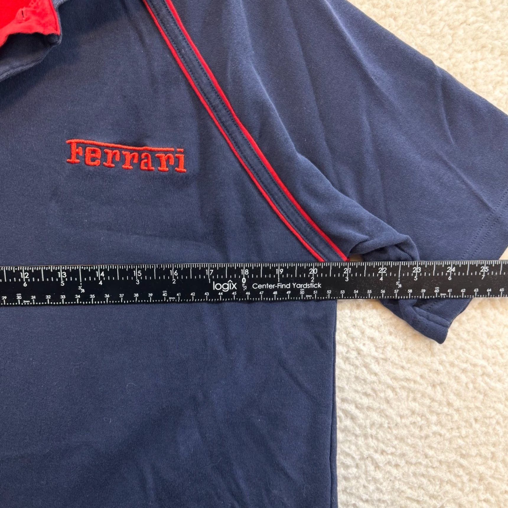 Ferrari Ferrari Polo Shirt Medium Navy Blue Collared Short Sleeve Logo F1 Racing Mens Size US M / EU 48-50 / 2 - 5 Thumbnail