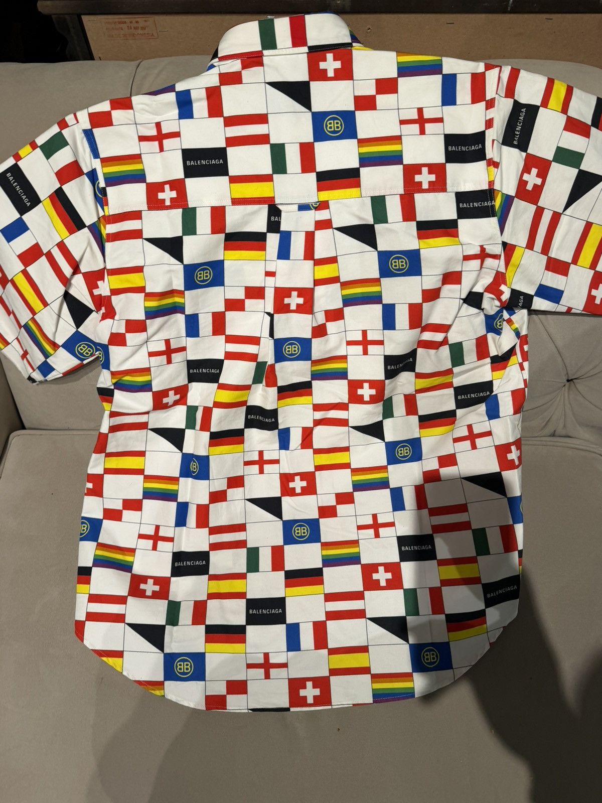 Balenciaga Balenciaga multicolored check Poplin shirt Size US M / EU 48-50 / 2 - 4 Thumbnail