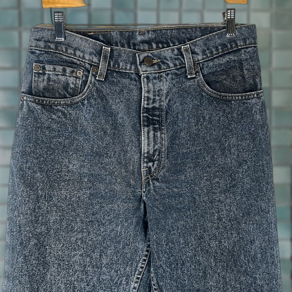 Levi's VINTAGE Levi’s 550 Relaxed Jeans Men 34x34 Stone Blue 90s Size US 34 / EU 50 - 1 Thumbnail