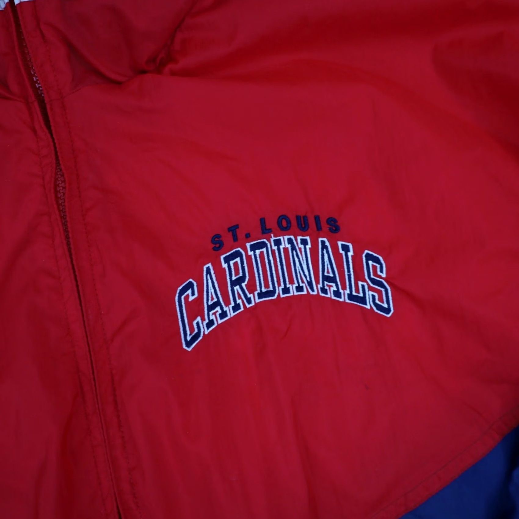 Starter VINTAGE Starter Saint Louis Cardinals Windbreaker Jacket Mens XXL Red Size US XXL / EU 58 / 5 - 4 Thumbnail