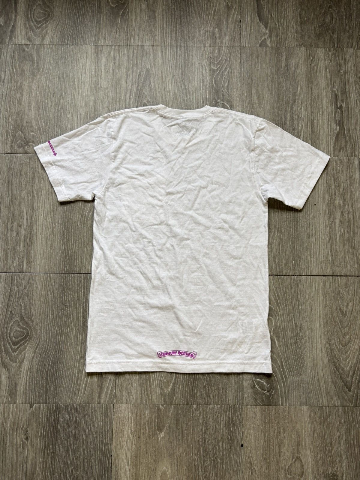 Chrome Hearts Chrome Hearts Purple Neck Logo Tee Size US S / EU 44-46 / 1 - 8 Thumbnail