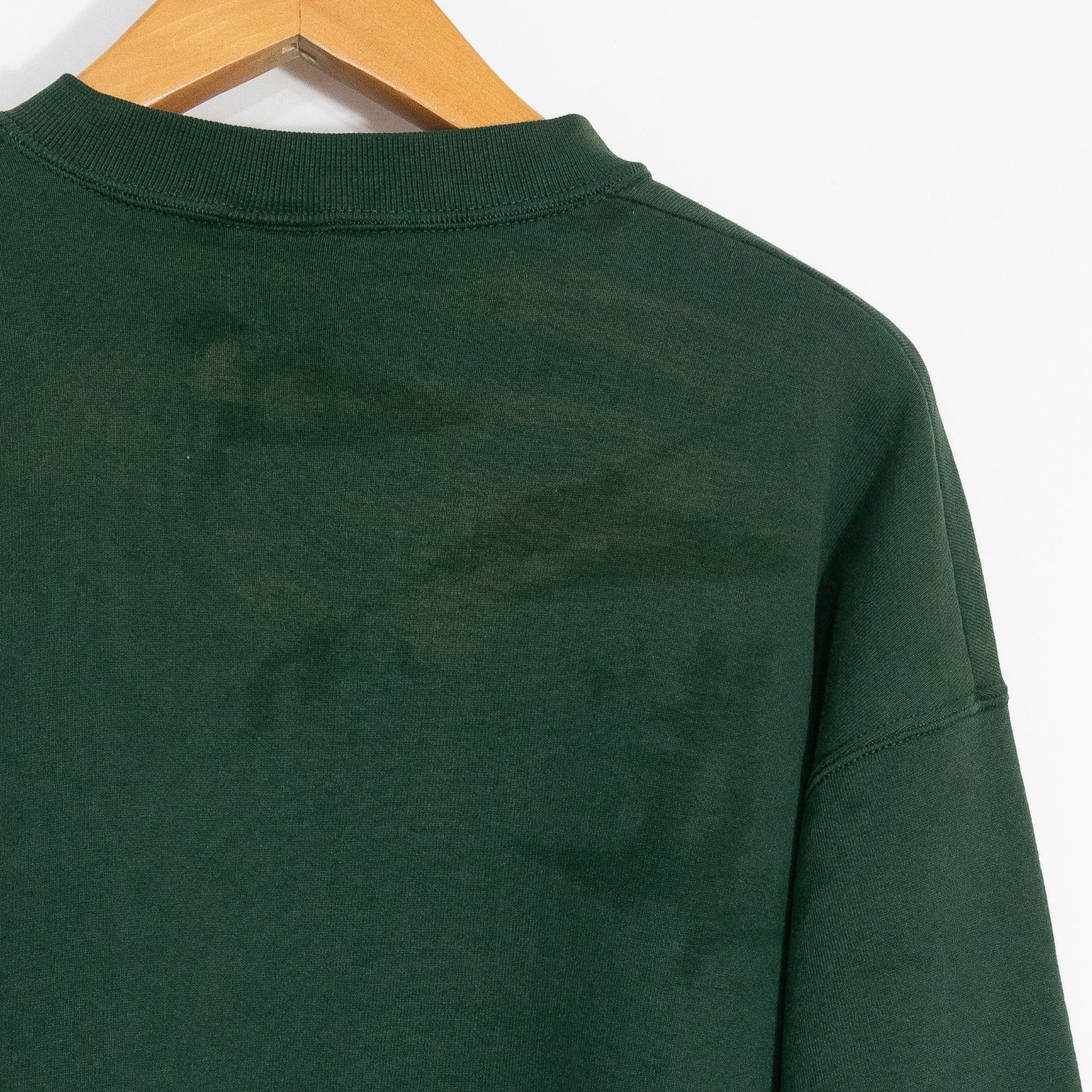 Wilson Vintage 90s Wilson Blank Sweatshirt Mens XL - Green Crewneck Size US XL / EU 56 / 4 - 10 Thumbnail