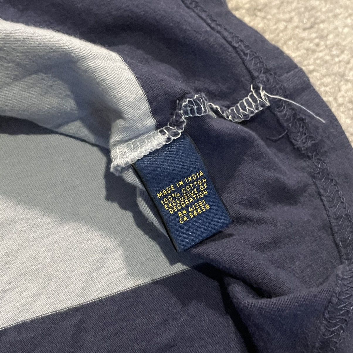 Polo Ralph Lauren Vintage Polo Ralph Lauren Big Pony Horse Logo Stripe T Shirt Size US M / EU 48-50 / 2 - 4 Thumbnail