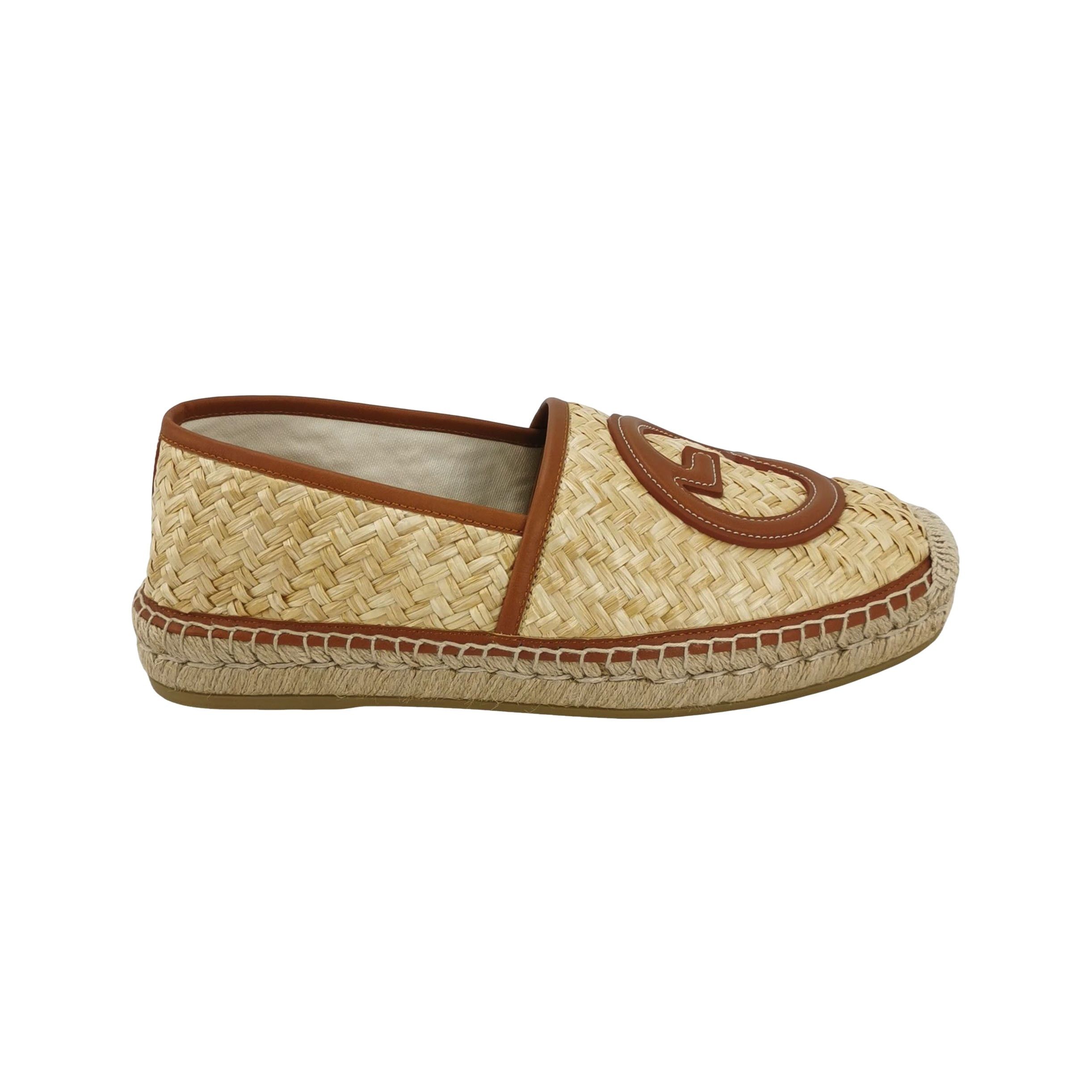 Gucci Gucci Woven Interlocking G Espadrilles EU 41 Size US 8 / EU 41 - 1 Thumbnail