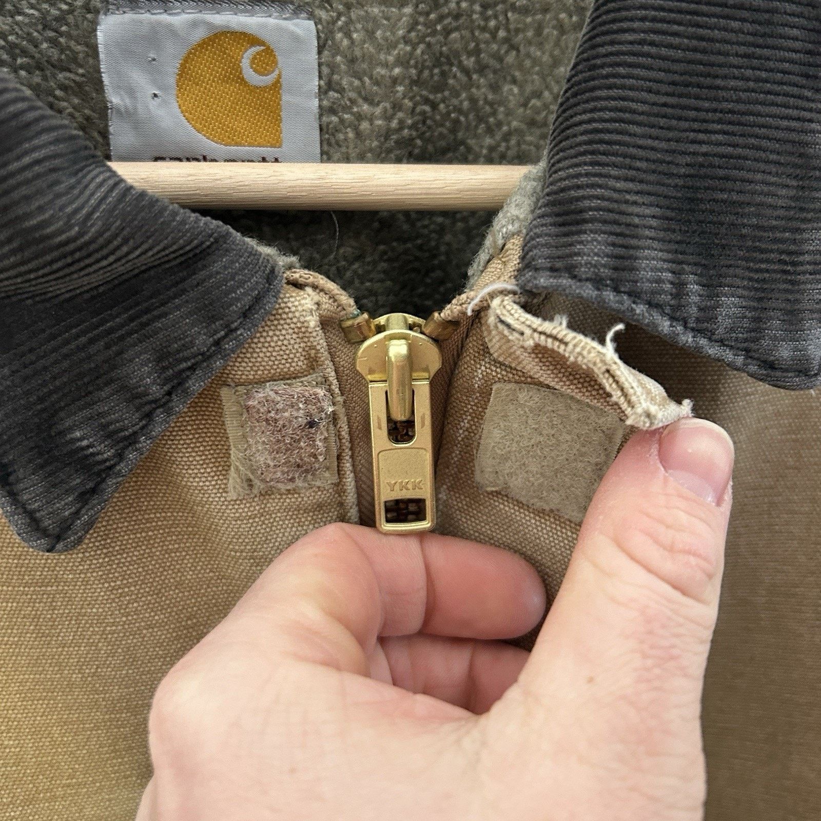 Carhartt Vintage Carhartt Sherpa-Lined Dearborn Jacket “Camel/Brown” Size US XL / EU 56 / 4 - 14 Thumbnail